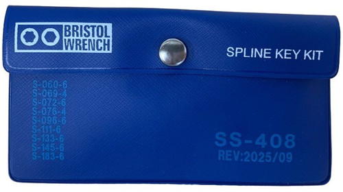 SS-408 - Bristol Spline Wrench - 9-Piece Set