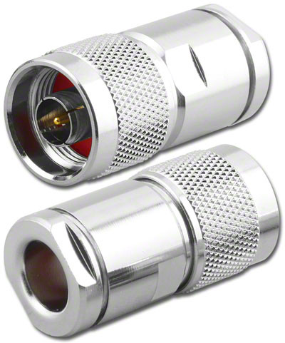 RG58 & LMR195 - Type N-Male Coaxial Cable End Clamp Connector
