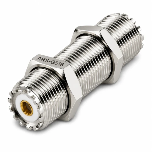 4-Inch - UHF-Female SO-239 Bulkhead Coaxial Connector