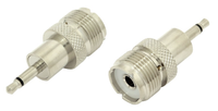 UHF-Female to 3.5 mm Male Phono Plug Coaxial Adapter Connector