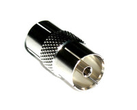 PAL Double Female Jack Coaxial Barrel Connector Adapter