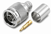 maru RG-8 RG-213 LMR400 - Type N-Male Coaxial Cable End Crimp Connector