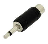 RCA-Female to 1/8" Phono Mono Plug Coaxial Adapter Connector