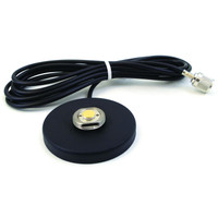 3.5-Inch - NMO Magnetic Antenna Mount - 12-Foot Cable with PL-259