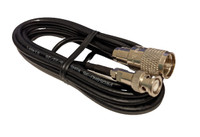 BNC Male to UHF Male PL-259 Coaxial Cable - 9-Foot - RG-58 - ARS-4740