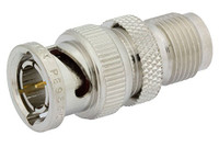 75-Ohm - BNC-Male to 75-Ohm TNC-Female Coaxial Adapter - PAS-9630