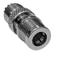 QMA Male Plug to Mini-UHF Female Coaxial Connector Adapter - ARS-G695