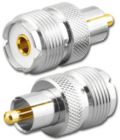 SO-239 UHF-Female to RCA-Male Coaxial Adapter RFA-8192