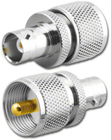 BNC-Female to UHF-Male PL-259 Coaxial Adapter RFA-8312