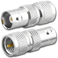 BNC-Female to Mini-UHF-Male Coaxial Adapter (RFA-8322)