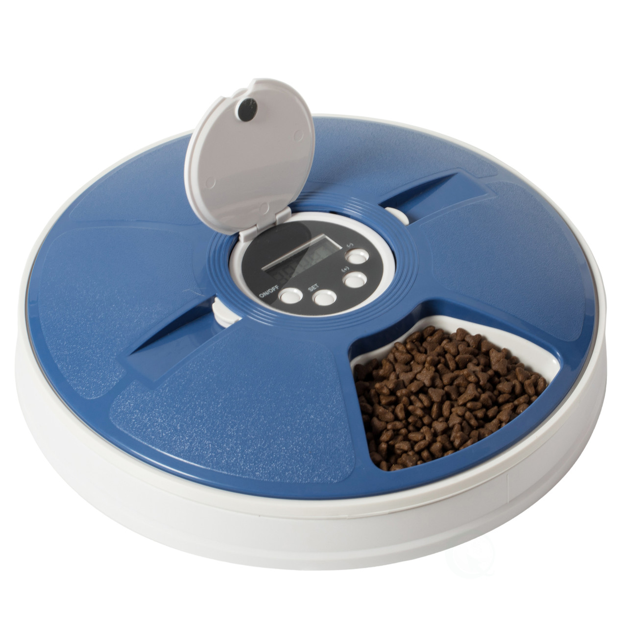 Timed pet feeder wet clearance food