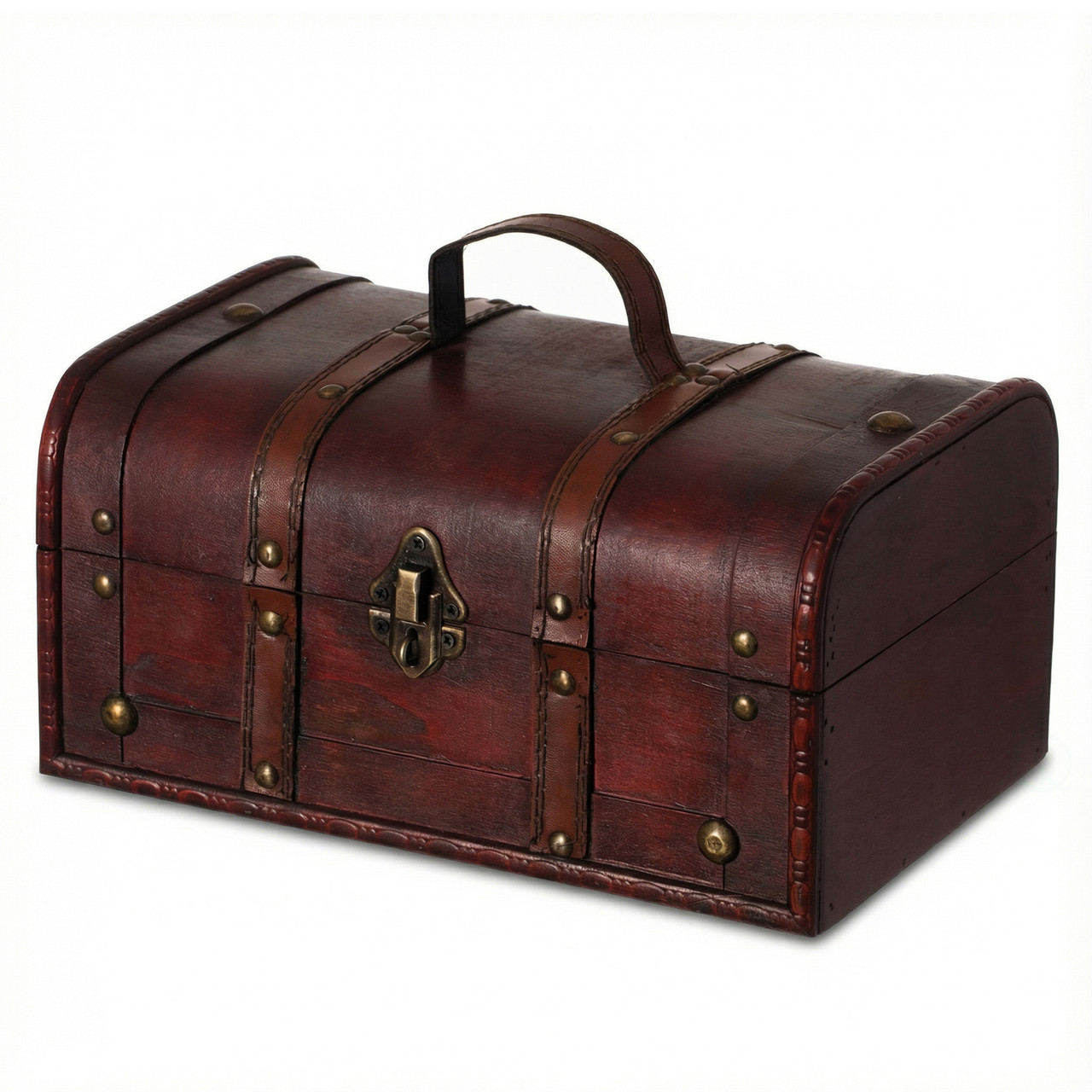 Buy Wholesale QI003004.SO.P Decorative Vintage Wood Treasure box