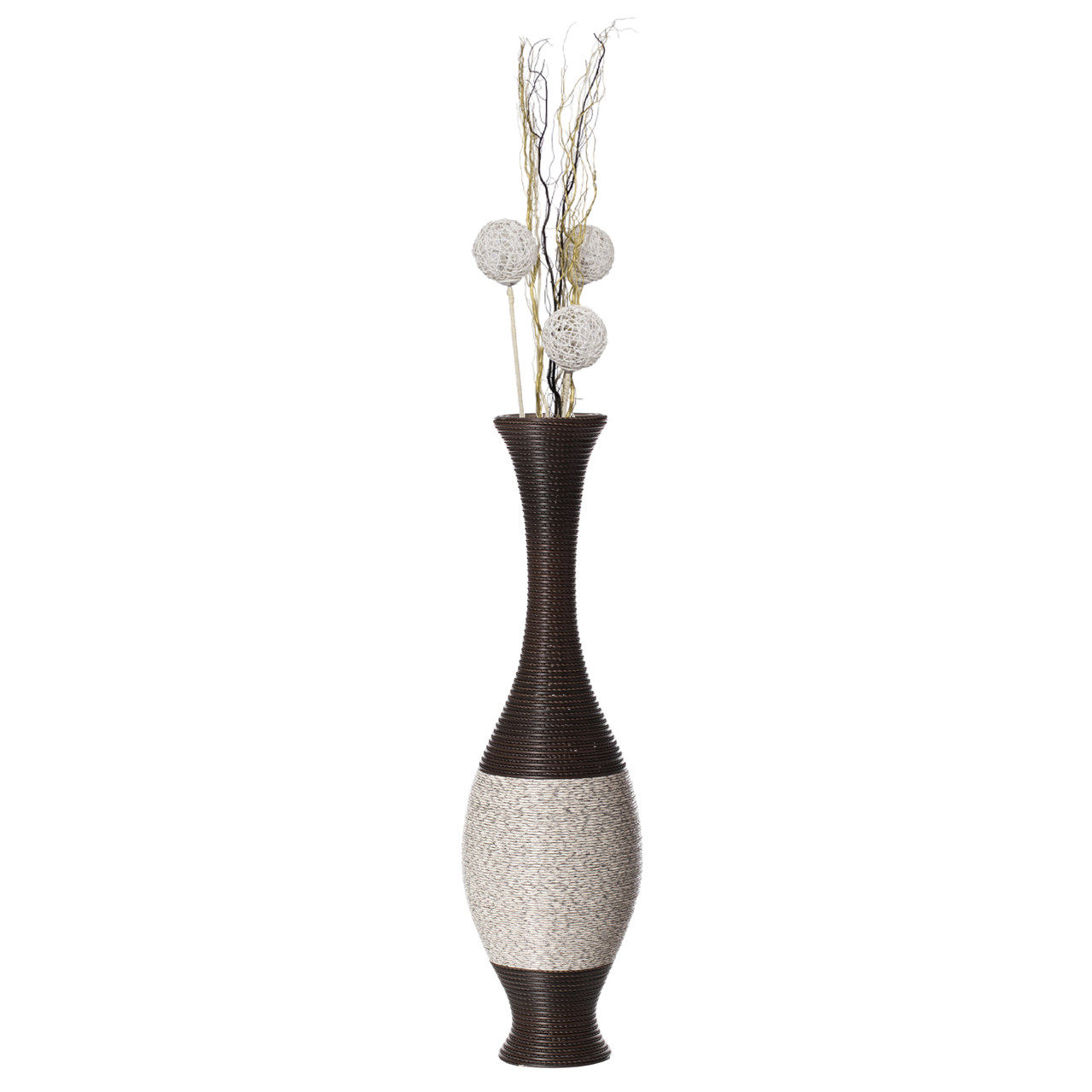 Uniquewise Tall Designer Floor Vase, large vase for home decor floor, Brown Floor  Vase, 41