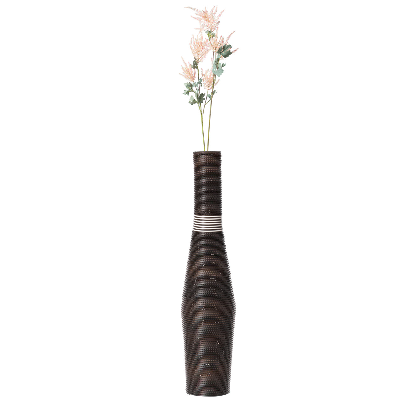 Buy Wholesale QI004140.P Tall Decorative Unique Floor Vase, Freestanding  Designer Modern Floor Vase, floor flower vase, Brown PVC Floor Vase, Large Flower  Holder, 41-Inch-Tall Vase