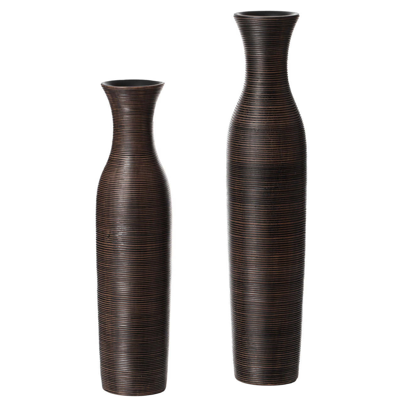 Buy Wholesale QI004140.P Tall Decorative Unique Floor Vase, Freestanding  Designer Modern Floor Vase, floor flower vase, Brown PVC Floor Vase, Large Flower  Holder, 41-Inch-Tall Vase