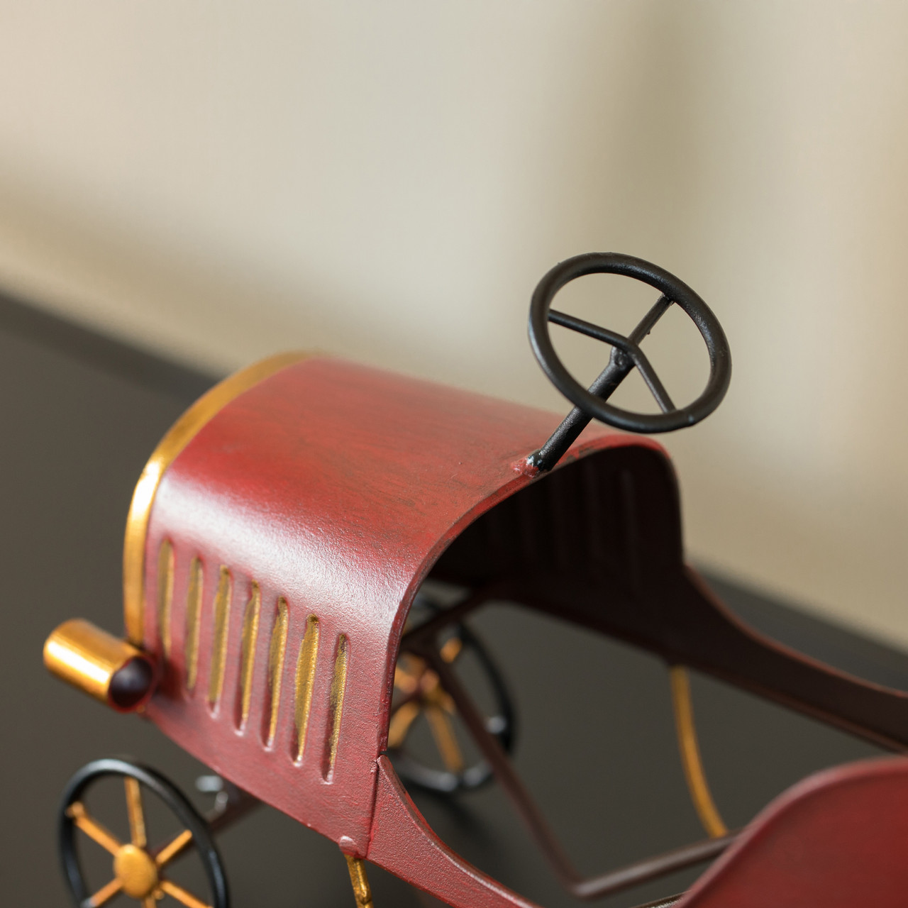 Metal Figurine Motorcycle Shaped Vintage Wine Single Bottle Holder Stand Rack
