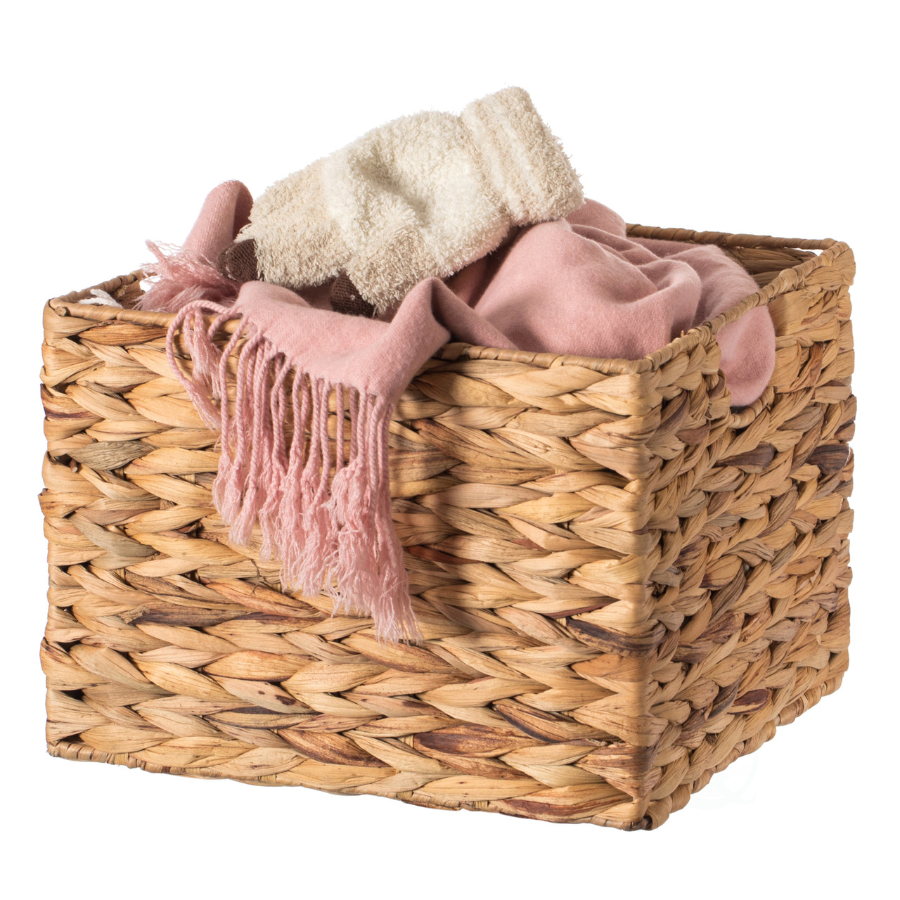 Water Hyacinth Decorative Basket, Wicker Baskets