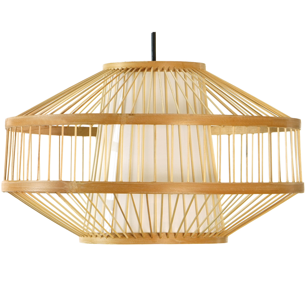 Buy Wholesale QI004232 Modern Bamboo Lantern Pendant Lamp Hanging Light