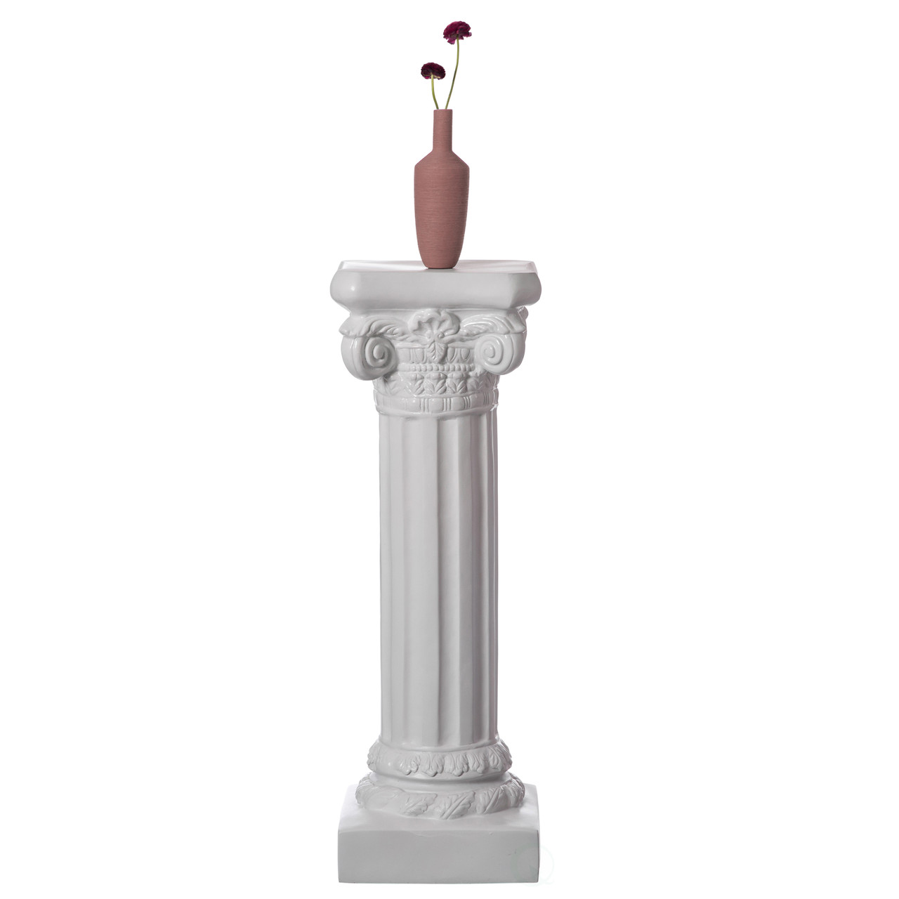 Buy Wholesale QI004124 Decorative Modern Fiberglass White Plinth