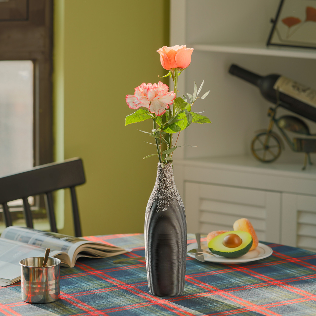 Buy Wholesale QI004356 Modern Decorative Ceramic Table Vase Ripped