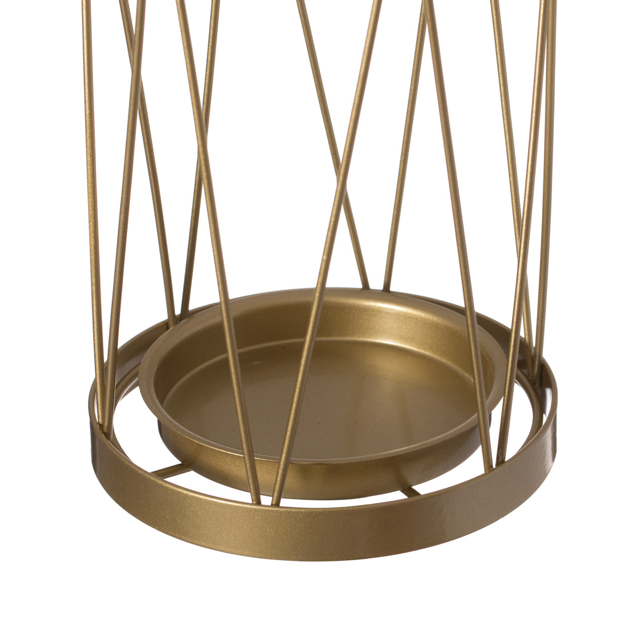 Buy Wholesale QI004470 Gold Round Vertical Design Umbrella Holder Stand