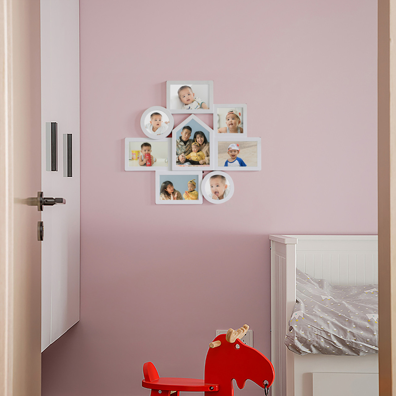 Buy Wholesale QI004488.WT Decorative Modern Wall Mounted Multi Photo