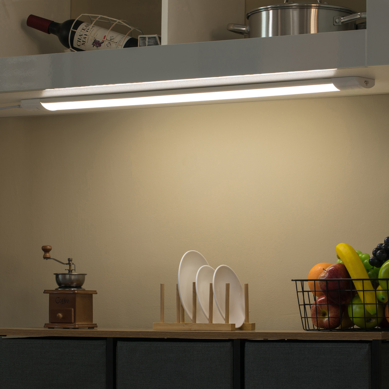 Buy Wholesale QI004495 Slim Rectangular LED Light Under Kitchen