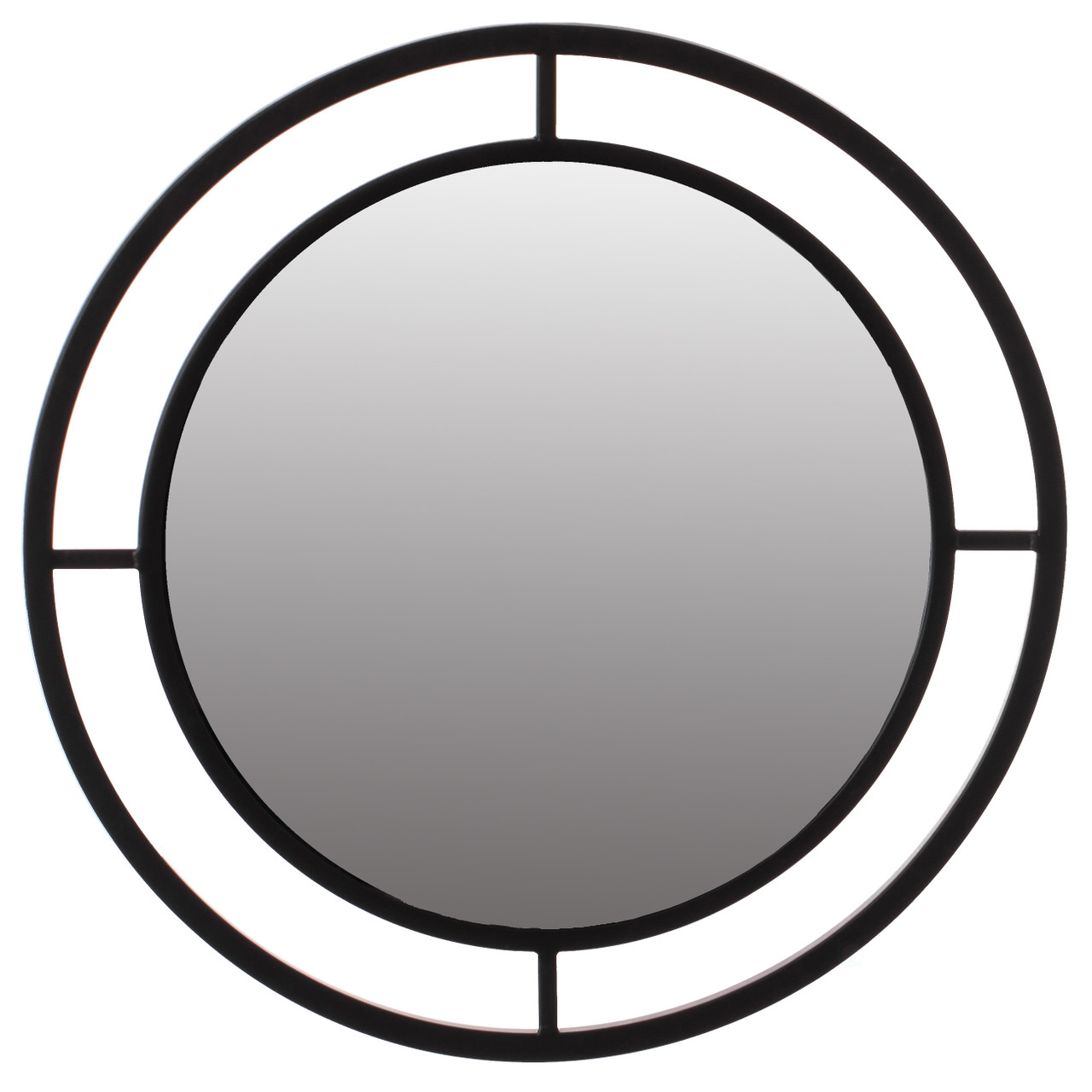 Uniquewise Decorative Round Mirror with Circle Ring