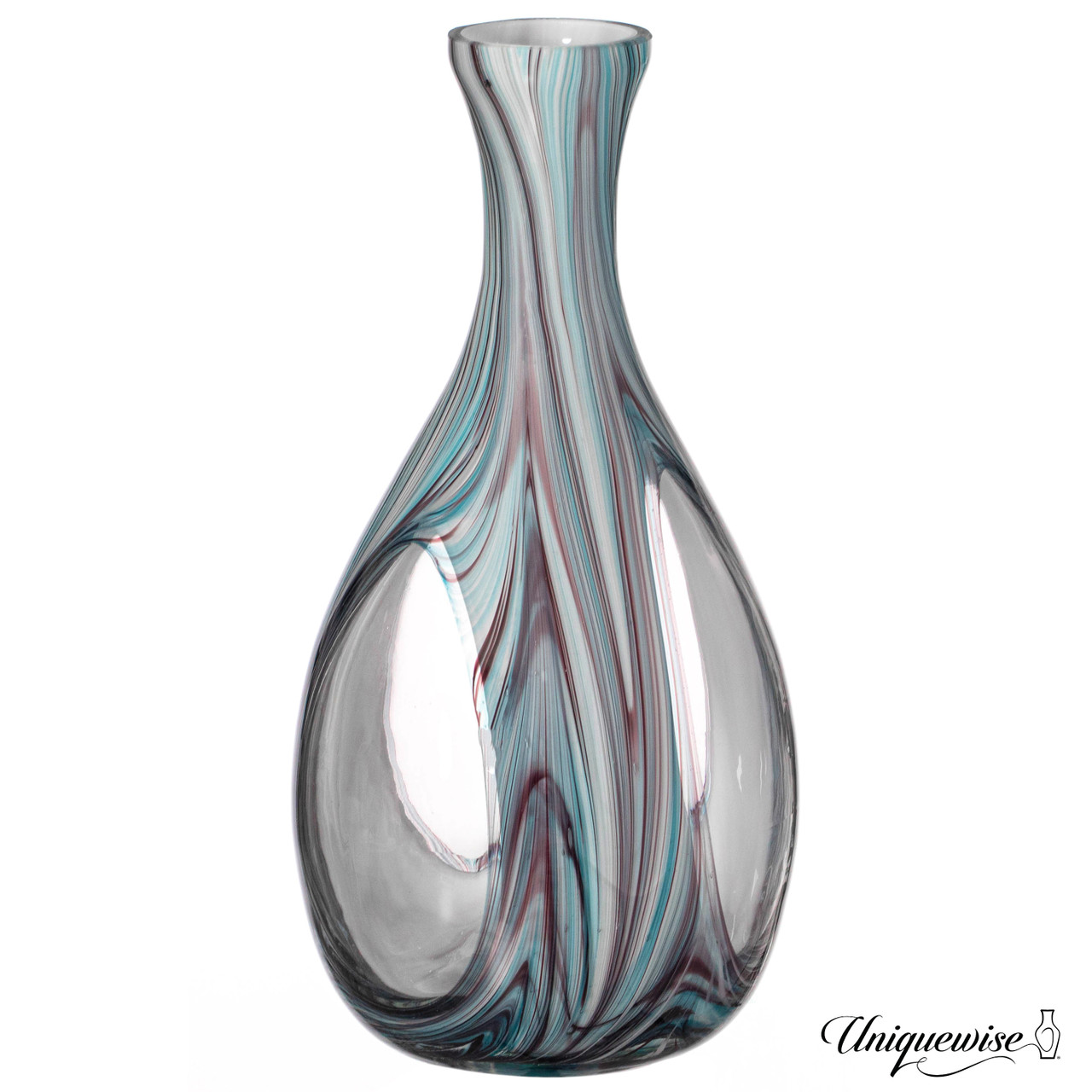 Vase En Cristal Coloré - Décoration Pour Table Salle à Manger Ou Salon, Style Diamant, 1 Pièce !