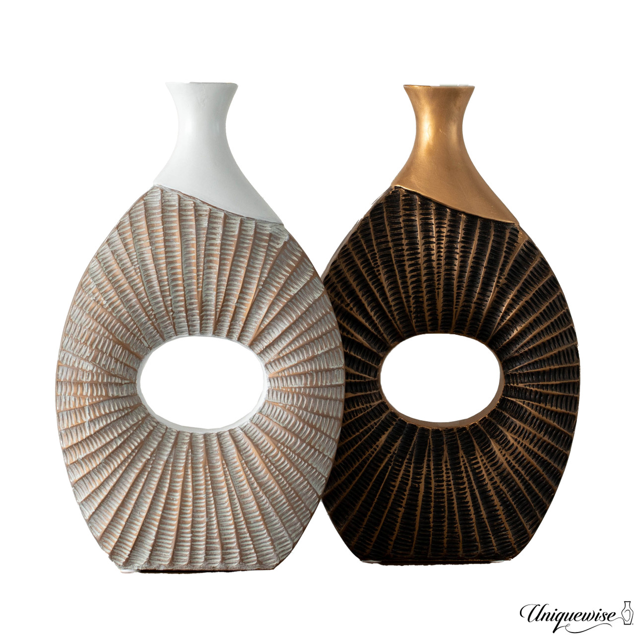 Modern Farmhouse Vase Vase Glass, Flower Vase For Home Decor Vas