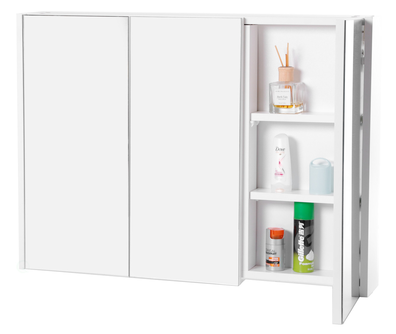 Wall Mounted Bathroom Storage Cabinet Medicine Cabinet with Mirror