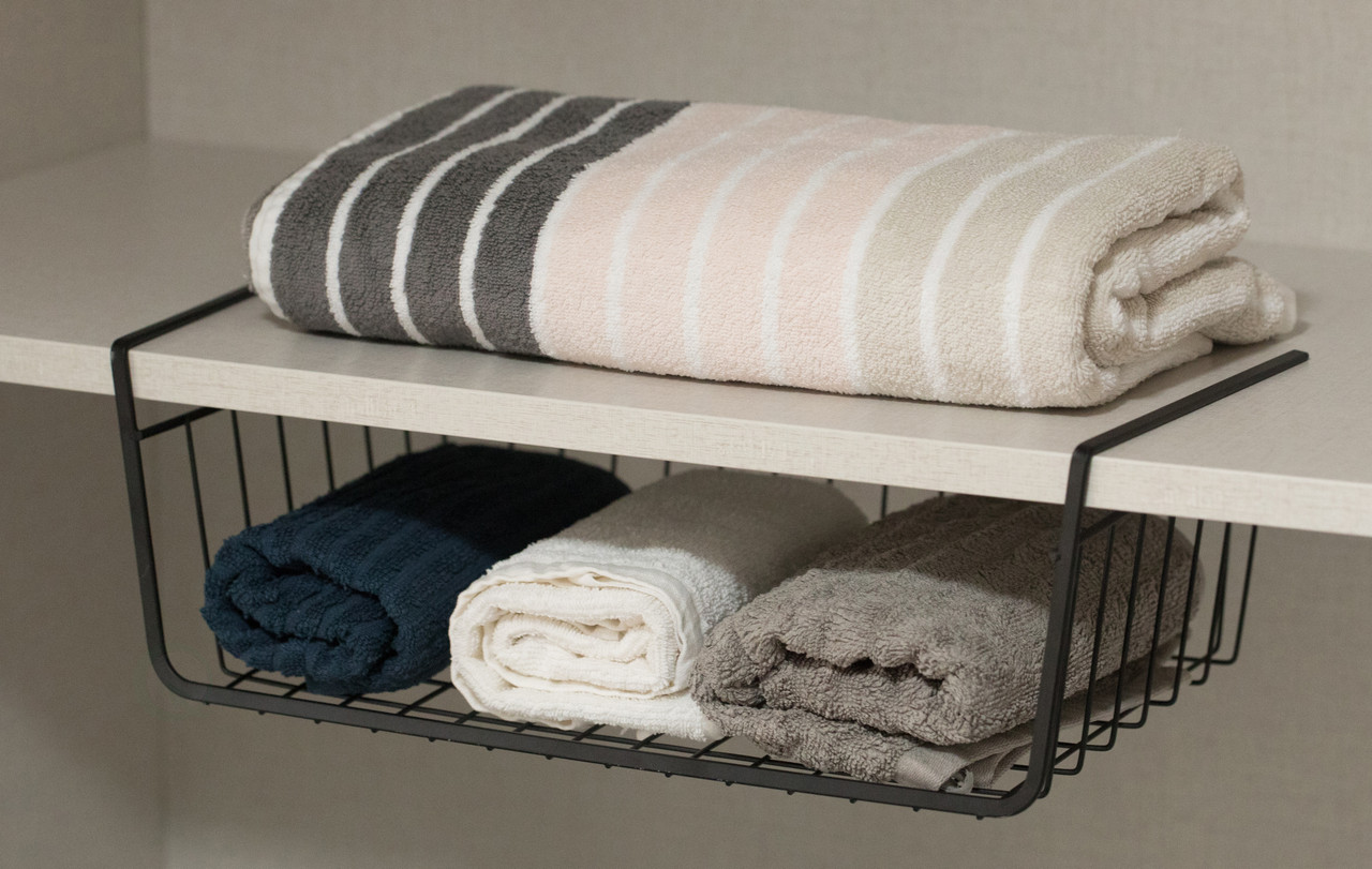 Buy Wholesale QI003493.P Hanging Under Shelf Metal Storage Basket