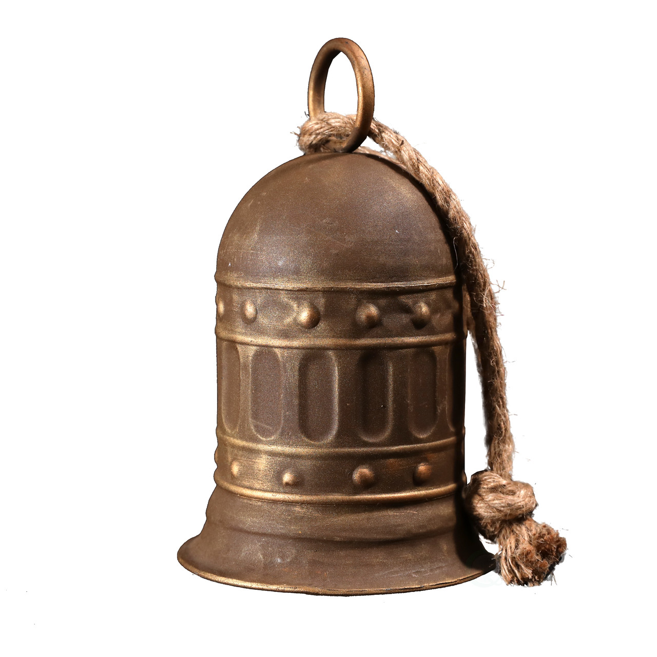 7 In Antique Style Large Decorative Metal Bell For Garden And