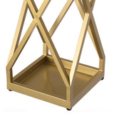 Buy Wholesale QI004471 Decorative Gold Square X Design
