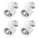 Sleek and Contemporary Aluminum Round LED Ceiling Spotlight - Adjustable Downlight with 15 Watt Cool White 4000K - Energy-Efficient Ceiling-Mounted Spot Lighting - Long-Lasting, Decorative and Modern - Ideal for Home, Office, and Commercial Spaces