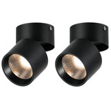 Sleek and Contemporary Aluminum Round LED Ceiling Spotlight - Adjustable Downlight with 15 Watt Cool White 4000K - Energy-Efficient Ceiling-Mounted Spot Lighting - Long-Lasting, Decorative and Modern - Ideal for Home, Office, and Commercial Spaces