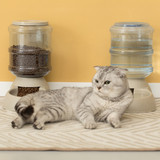 Automatic Self Dispensing Gravity Pet Feeder for Cats and Dogs - Large Capacity