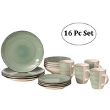 Spin Wash Dinnerware Dish Set | Mugs, Salad and Dinner Plates and Bowls Sets, High Quality Dishes with Highly Chip and Crack Resistant, Dishwasher and Microwave Safe