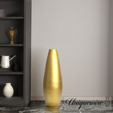 Gold Floor Vase with Natural Mulberry Branches – 31.5" Spun Bamboo Vase & 47" Decorative Branches Set – Elegant Modern Home Décor for Living Room, Entryway, or Wedding Centerpieces Gold Floor Vase with Natural Mulberry Branches – 31.5" Spun Bamboo Vase & 47" Decorative Branches Set – Elegant Modern Home Décor for Living Room, Entryway, or Wedding Centerpieces