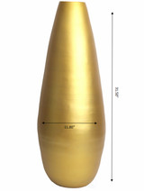 Gold Floor Vase with Natural Mulberry Branches – 31.5" Spun Bamboo Vase & 47" Decorative Branches Set – Elegant Modern Home Décor for Living Room, Entryway, or Wedding Centerpieces Gold Floor Vase with Natural Mulberry Branches – 31.5" Spun Bamboo Vase & 47" Decorative Branches Set – Elegant Modern Home Décor for Living Room, Entryway, or Wedding Centerpieces
