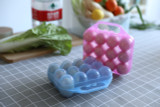 Clear Plastic Egg Carton-12 Egg Holder Carrying Case with Handle Clear Plastic Egg Carton-12 Egg Holder Carrying Case with Handle