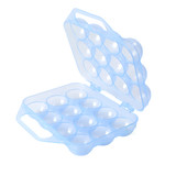 Clear Plastic Egg Carton-12 Egg Holder Carrying Case with Handle Clear Plastic Egg Carton-12 Egg Holder Carrying Case with Handle