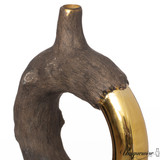 Uniquewise Resin Ring Vases Open Circle Design Contemporary Decorative Centerpiece Accent with Artistic Style for Shelves Tables Mantels Entryways Consoles and Living Room Decor Uniquewise Resin Ring Vases Open Circle Design Contemporary Decorative Centerpiece Accent with Artistic Style for Shelves Tables Mantels Entryways Consoles and Living Room Decor