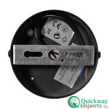 Quickway Imports 15W Surface-Mounted LED Cylinder Downlight Modern 4000K White Spotlight Black Aluminum Frame Perfect for Residential & Commercial Interiors Including Homes Offices & Retail Spaces