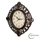 Clockswise Classic Round Decorative Hanging Wall Clock with Scroll Frame for Home Entryway Living Room Bedroom Kitchen Office Hotels & Restaurants