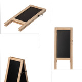 Vintiquewise Wooden A-Frame Chalkboard Sign Double-Sided Menu Board Easel for Restaurant Cafe Bar Coffee Shop Bakery Wedding Party Home Business Kitchen Countertop & Tabletop Display