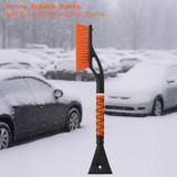 Gardenised Aluminum Snow Brush & Ice Scraper Non-Slip Foam Grip Winter Car Tool with Scratch-Free Bristles for Cars, SUVs & Trucks