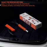 Gardenised Aluminum Snow Brush & Ice Scraper Non-Slip Foam Grip Winter Car Tool with Scratch-Free Bristles for Cars, SUVs & Trucks