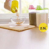 BPA-Free Plastic Food Saver-Kitchen Food Cereal Storage Containers with Graduated Cap