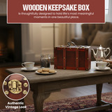 Old Style Suitcase With Straps-Set of 2